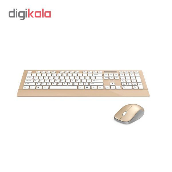 کیبورد و ماوس بی سیم هویت مدل HV-KB569GCM 3