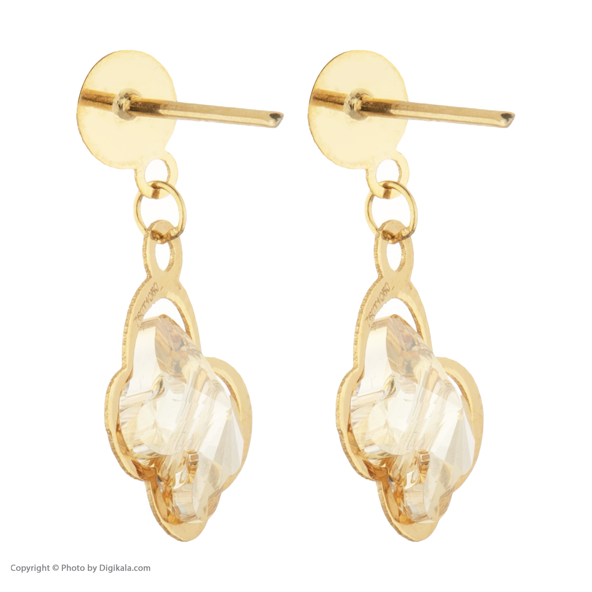 گوشواره طلا 18 عیار زنانه مایا ماهک مدل ME0884