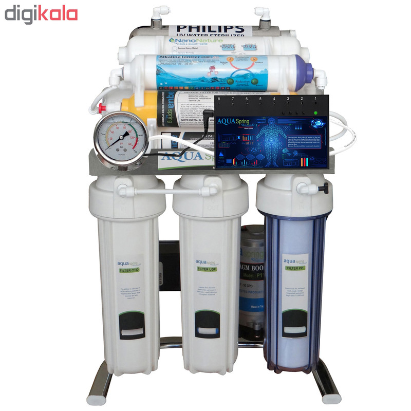 دستگاه تصفیه کننده آب آکوآ اسپرینگ مدل CHROME-BXN10