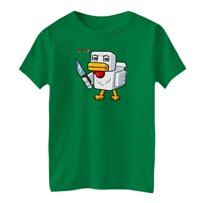 تی شرت آستین کوتاه بچگانه مدل ماینکرفت کد 04