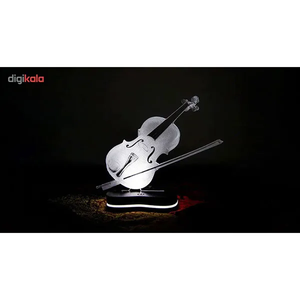 چراغ خواب سه بعدی گالری دیکوماس طرح ویولون کد DMS131