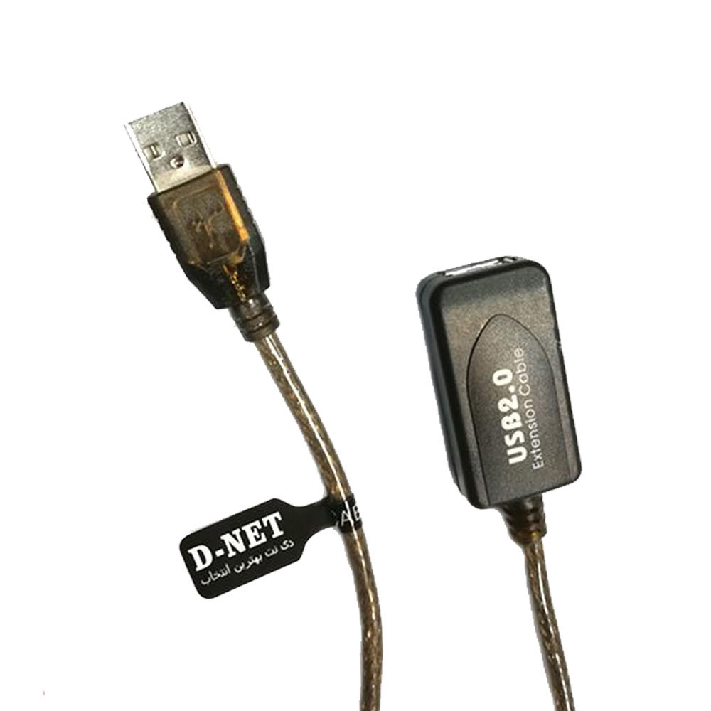 کابل افزایش طول USB دی نت مدل UF533 طول 15 متر