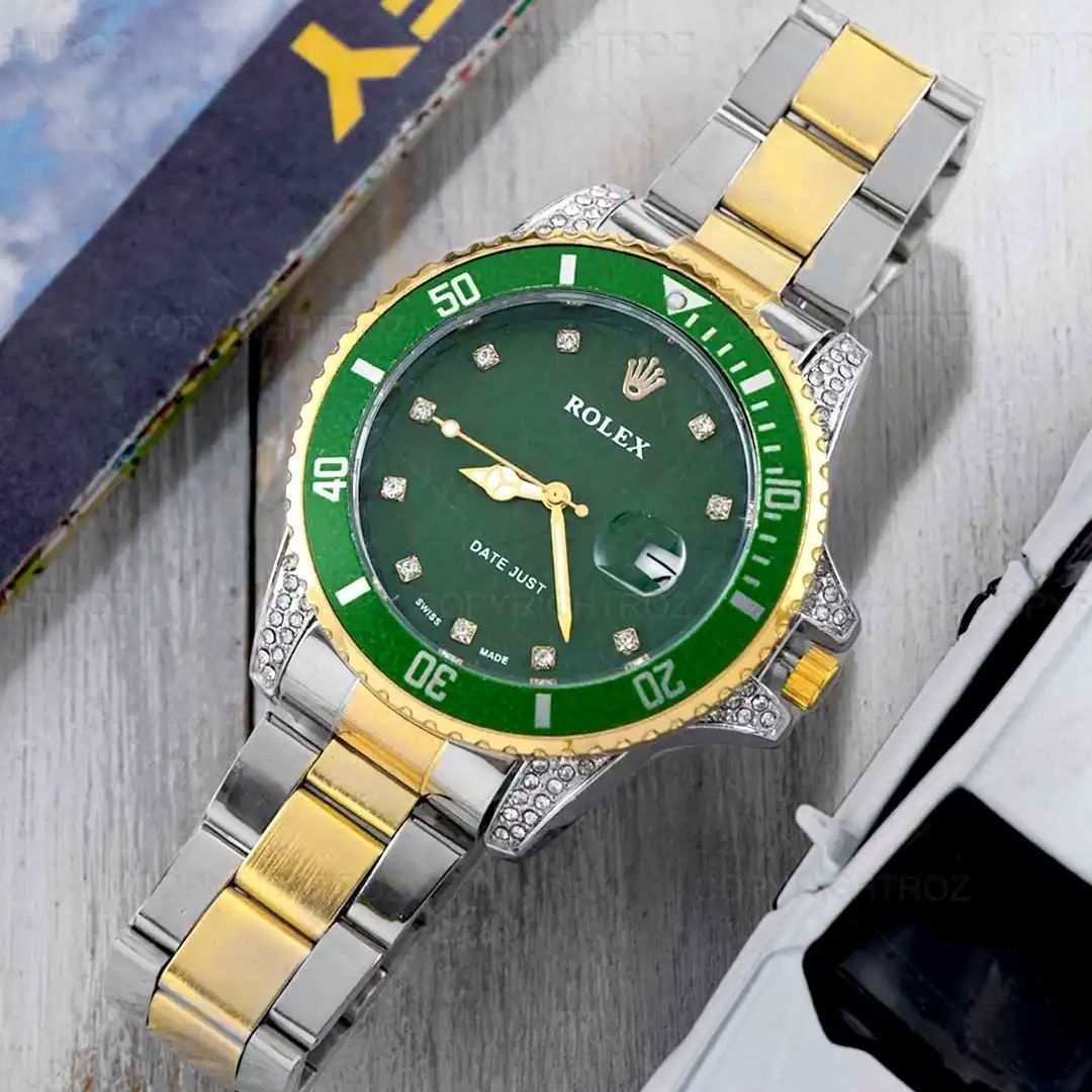 ساعت مچی عقربهای مردانه مدل ساب مارین نگینی 01 - - 5