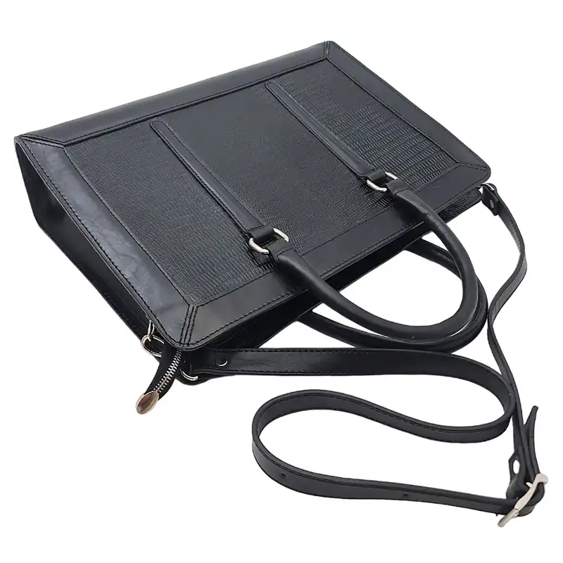 کیف اداری زنانه مدل آریوس چرم طبیعی گاوی کد S_654