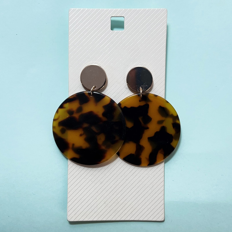 گوشواره دخترانه مدل رزینی کد SN-101