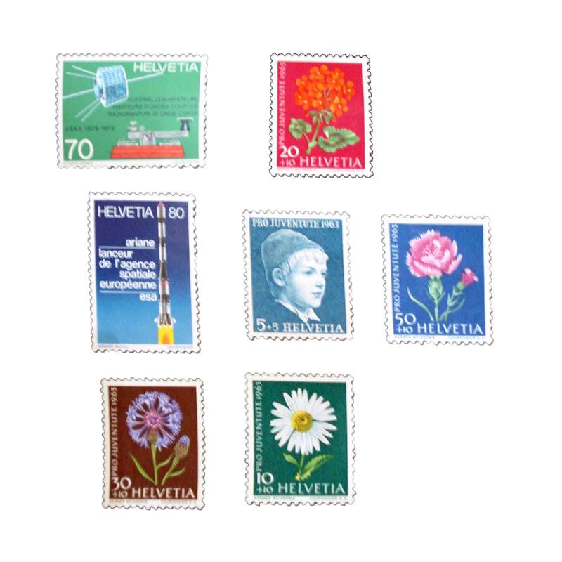 تمبر یادگاری مدل ملل کد DS1751 مجموعه 7 عددی