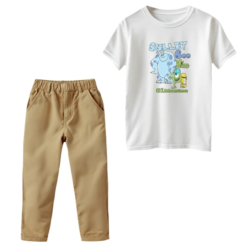 ست تی‌شرت و شلوار پسرانه مدل سالیوان و دوستان