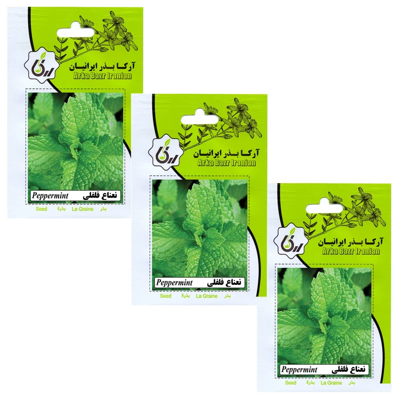 بذر نعناع فلفلی آرکا بذر ایرانیان کد 211 -ARK مجموعه 3 عددی