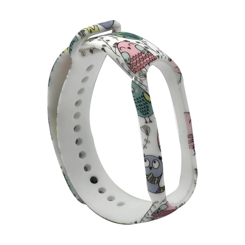 بند طرح جغد کد OWl05 مناسب برای مچ بند هوشمند شیائومی Mi Band 5