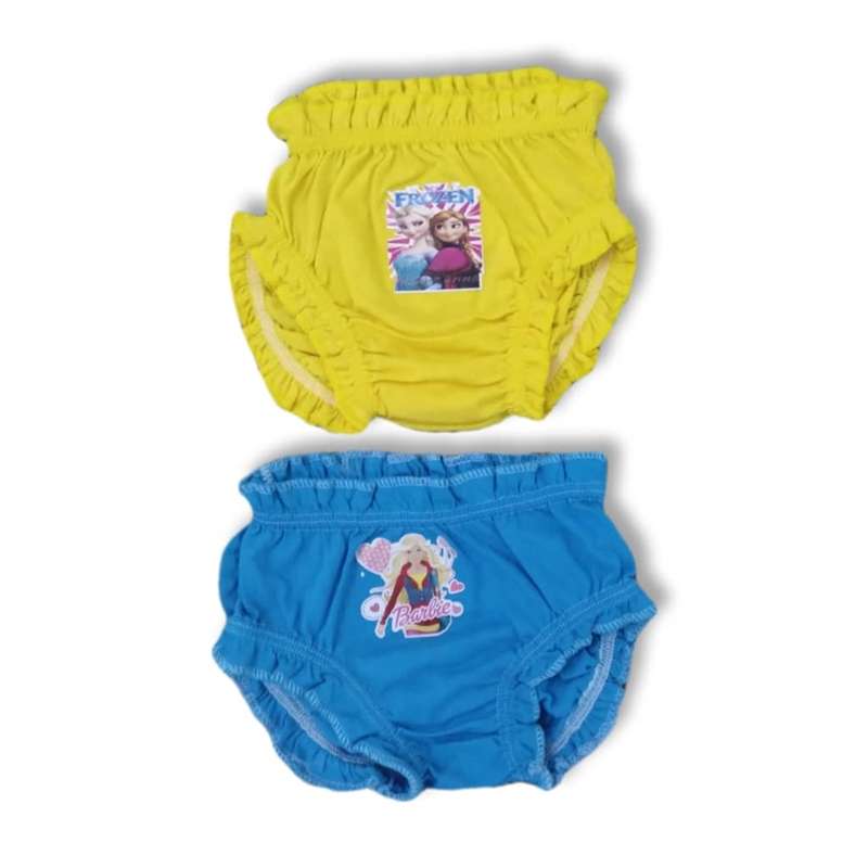 شورت دخترانه مدل نخی چاپی بسته 2 عددی