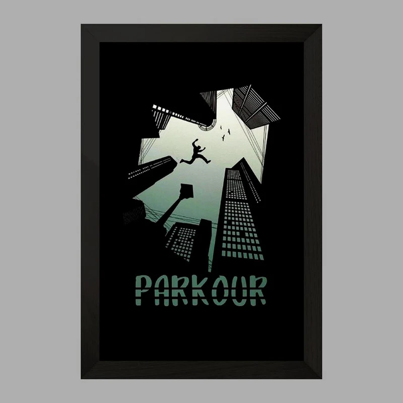 تابلو خندالو مدل پارکور کد 30388
