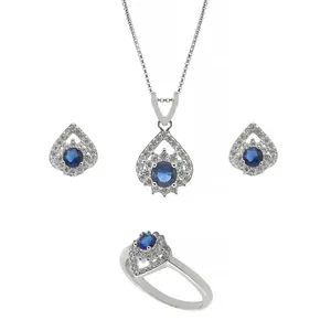 نیم ست نقره زنانه مدل s14