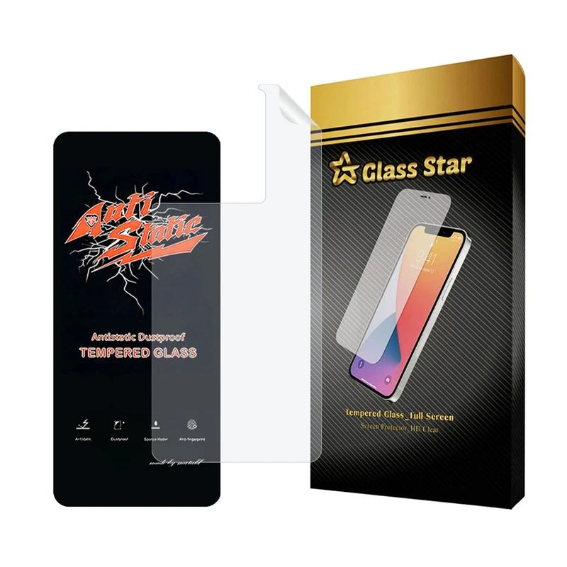 محافظ صفحه نمایش گلس استار مدل ANTNABKGS مناسب برای گوشی موبایل شیائومی Redmi Note 13 Pro 5G / Poco X6 5G به همراه محافظ پشت گوشی