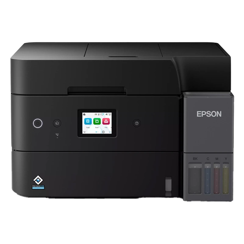 پرینتر جوهر افشان چندکاره رنگی اپسون مدل EcoTank L6390 با اتصال باسیم و بی‌سیم سایز چاپ A4 با قابلیت چاپ دو رو