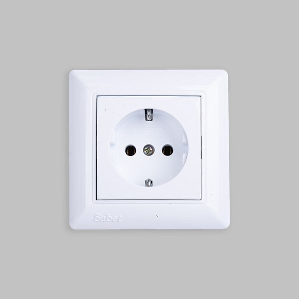 پریز برق ارت دار ثابت الکتریک مدل پانیذ کد 1055 پریز برق ارت دار ثابت الکتریک مدل پانیذ کد 1055