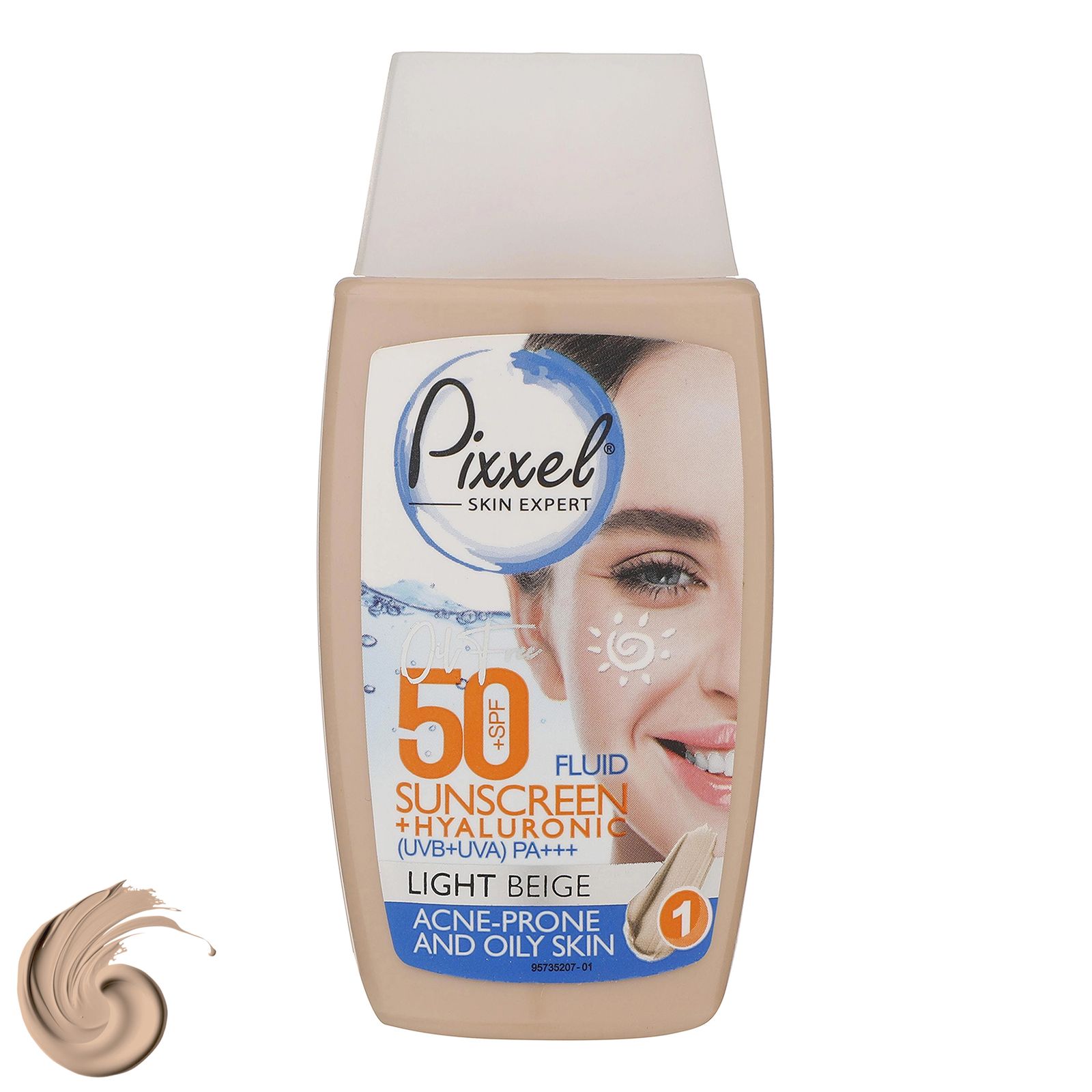 کرم ضدآفتاب رنگی پیکسل 50 SPFمدل LIGHT BEIGE مناسب برای پوست‌های چرب، حجم 50 میلی‌لیتر -  - 1