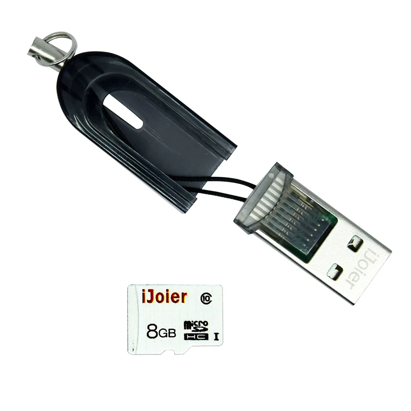 کارت حافظه microSDHC  آیجویر مدل 533x  کلاس 10 استاندارد UHS-I U1 سرعت 80MBps  ظرفیت 8 گیگابایت به همراه کارت خوان