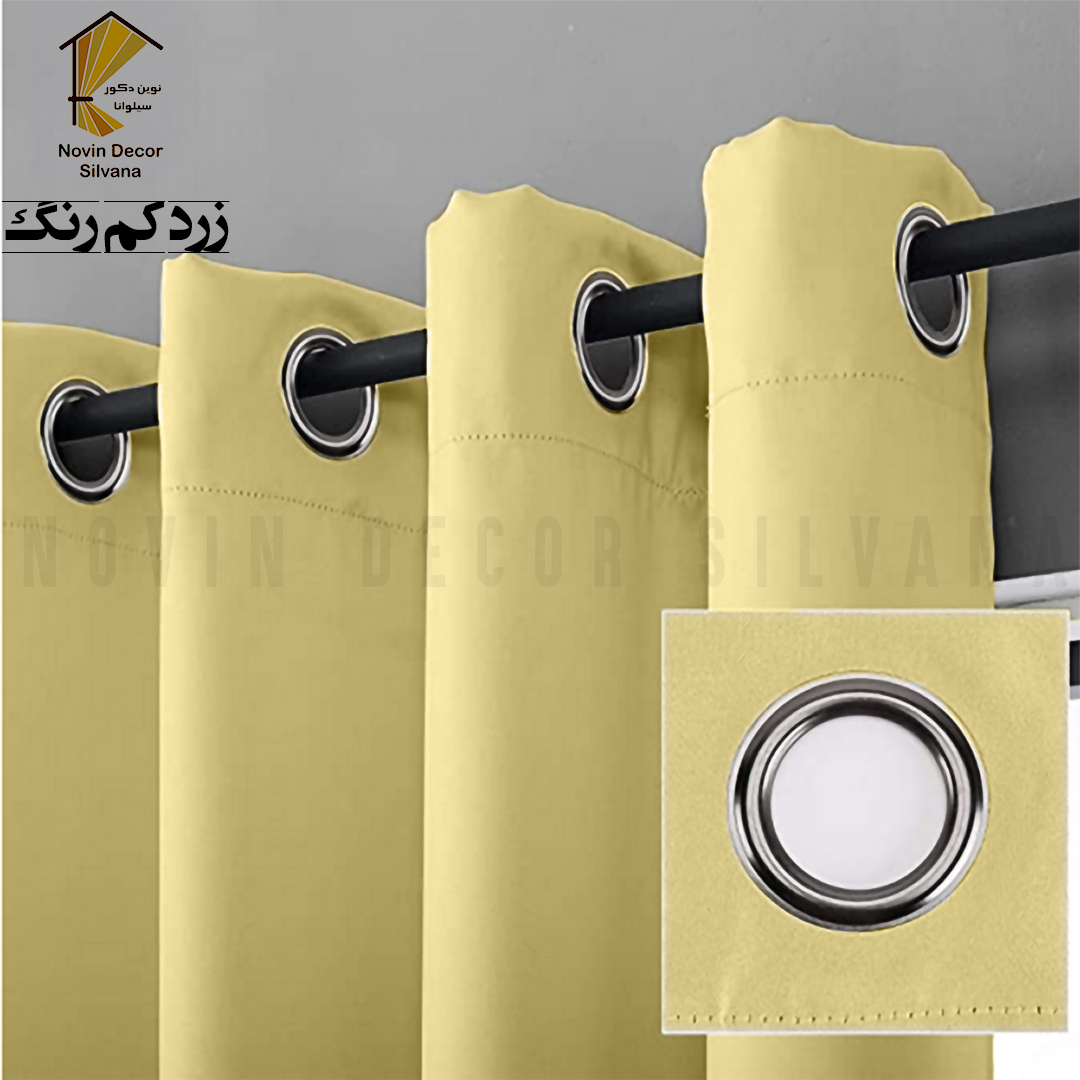 پرده نوین دکور سیلوانا مدل کتان کد 230 1 سایز 230 × 140 سانتی متر