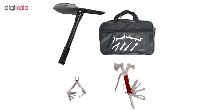 مجموعه ابزار سفری همه کاره کیف ابزار مدل B04