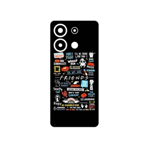 MAHOOT Friends 2 Cover Sticker for Xiaomi Redmi Note 13 4G