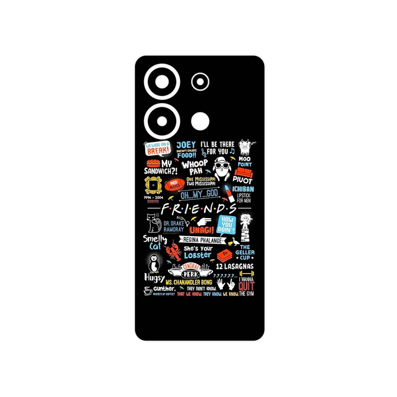 برچسب پوششی ماهوت مدل Friends 2 مناسب برای گوشی موبایل شیائومی Redmi Note 13 4G