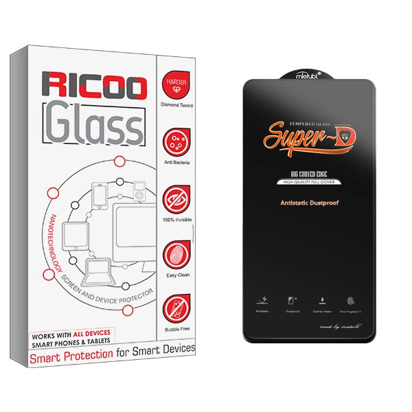 محافظ صفحه نمایش ریکو مدل RiC2 SuperD AntiStatic مناسب برای گوشی موبایل اپل 14 Pro Max