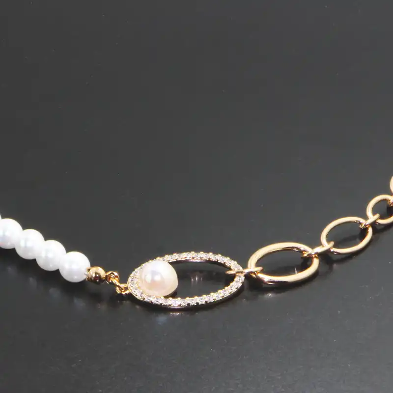 دستبند زنانه ژوپینگ مدل مروارید کد 140