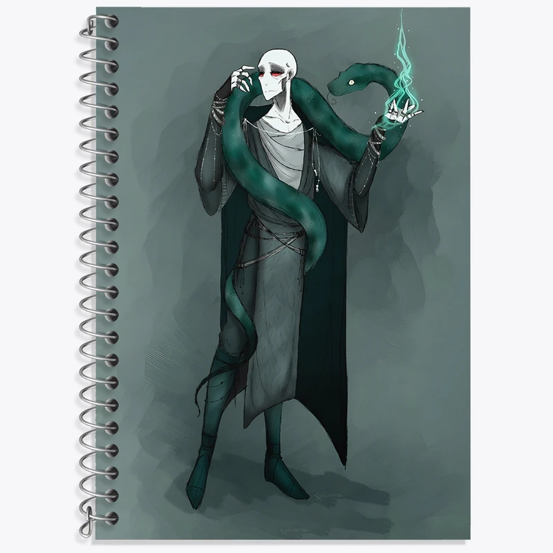 دفتر نت موسیقی 50 برگ خندالو طرح لرد ولدمورت هری پاتر (Harry Potter) کد N2440