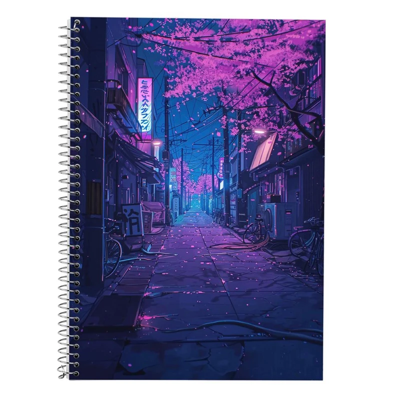 دفتر لغت 50 برگ مدوپد طرح شهر کد DF17408