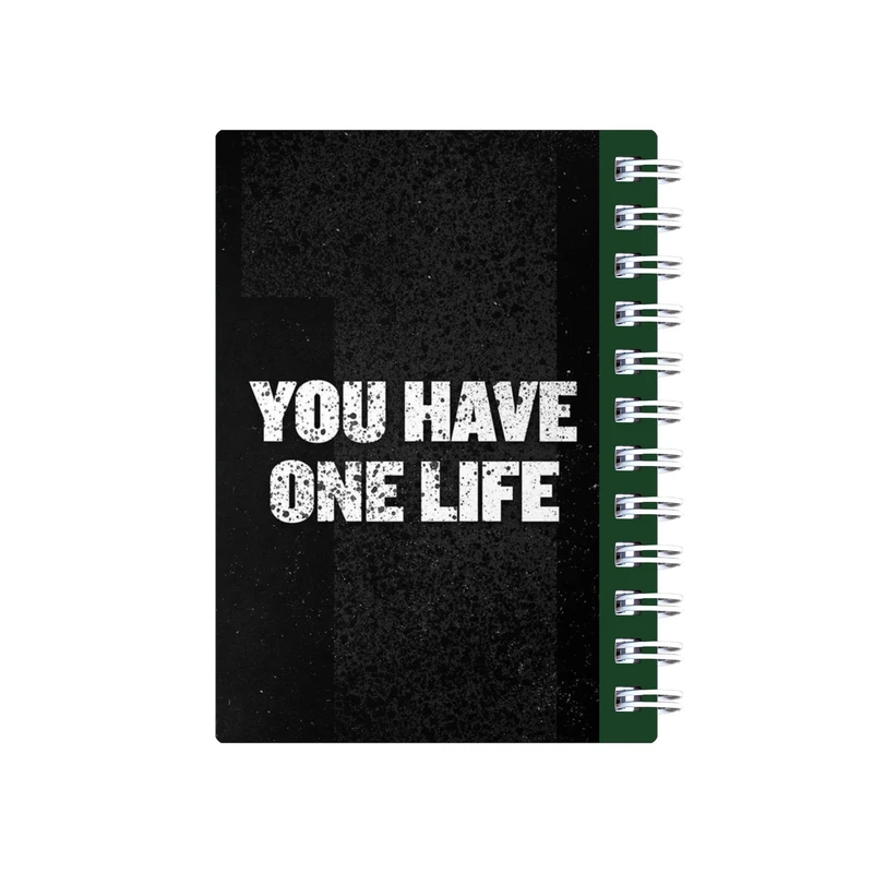 دفترچه یادداشت  50 برگ مدل تو دولیست طرح you have one life