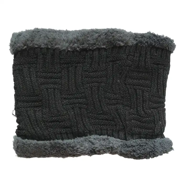 ست کلاه و شال گردن بافتنی مدل رینگی