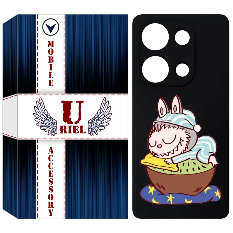 کاور یوریل قاب مدل KSH کد 127 طرح عروسک لبوبو مناسب برای گوشی موبایل شیائومی Redmi Note 14S / Note 13 Pro 4G / Poco M6 Pro 4G