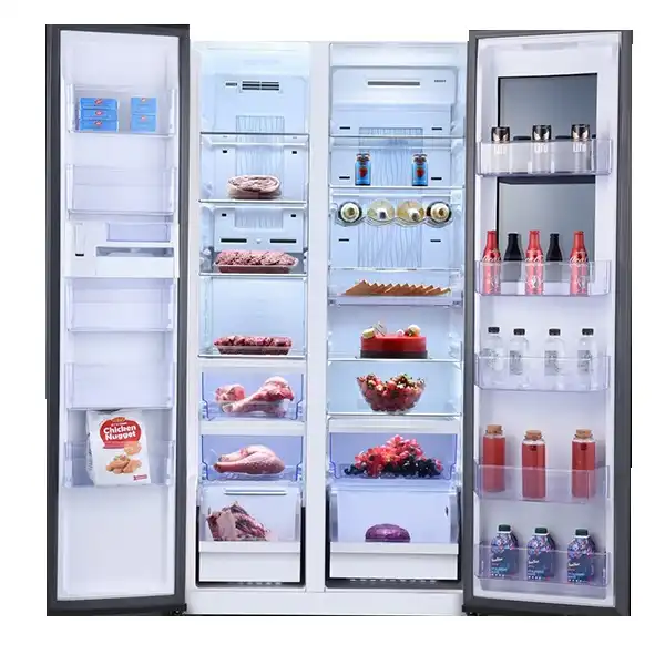 یخچال فریزر ساید بای ساید 32 فوت استیلون مدل INVERNO