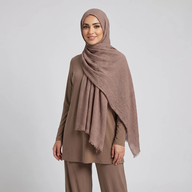 شال زنانه مدل پفکی