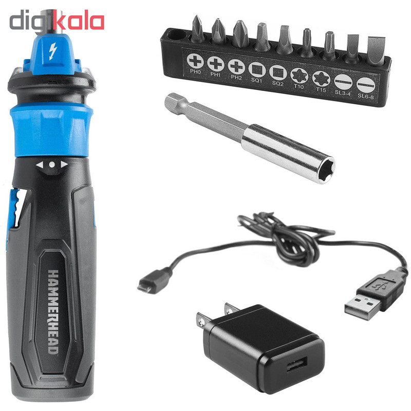 پیچ گوشتی شارژی هامرهد مدل 4V