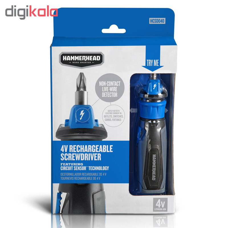 پیچ گوشتی شارژی هامرهد مدل 4V