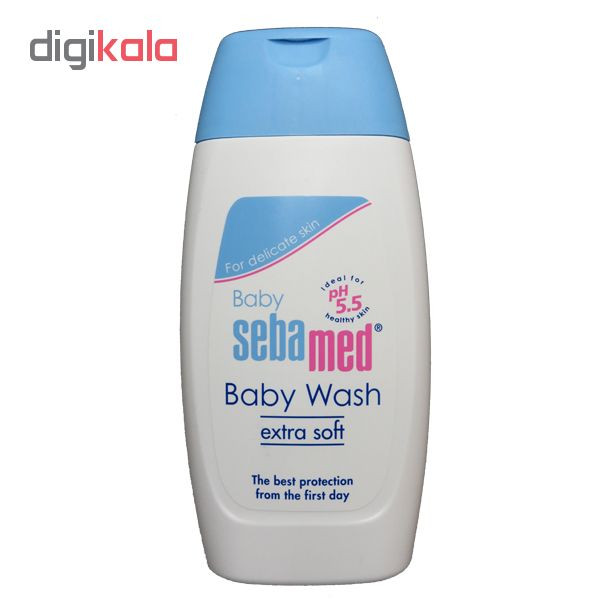 شامپو بدن کودک سبامد مدل Delicate skin حجم 200 میلی لیتر