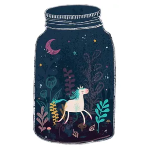 استیکر مدل unicornglass12