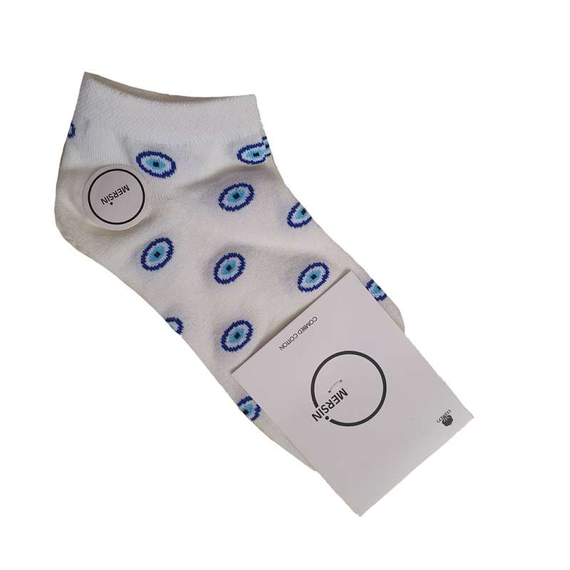 جوراب دخترانه مرسین مدل چشم نظر 3400