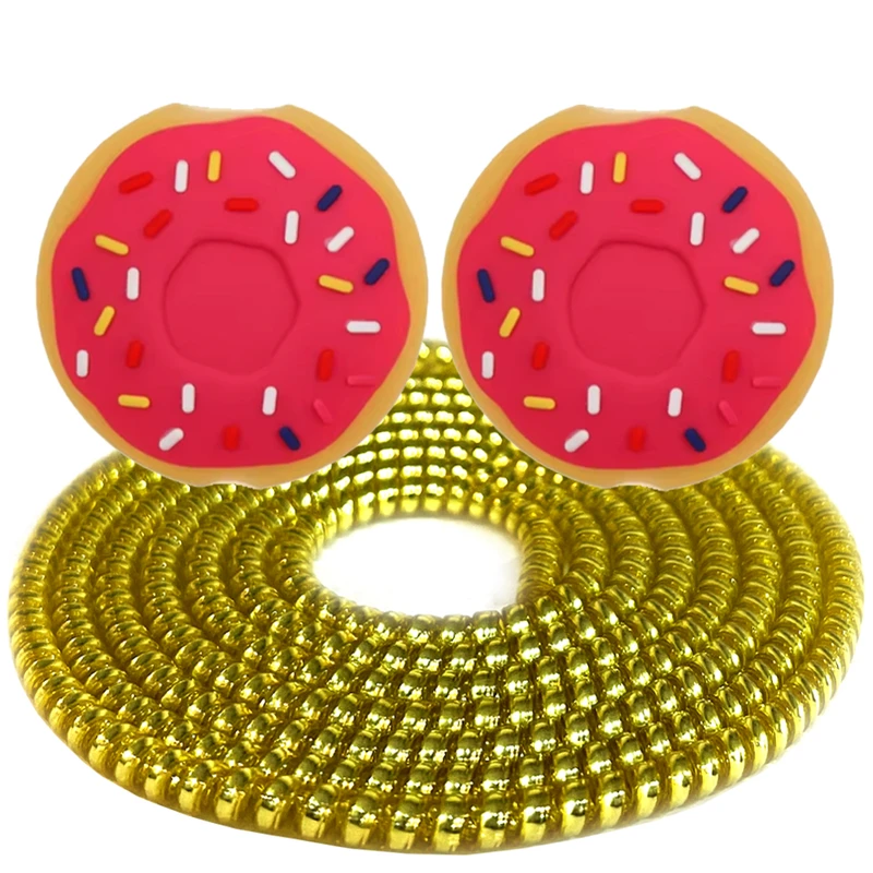 محافظ کابل شارژ و هندزفری رینیکا مدل Donut KK 03 مجموعه 3 عددی