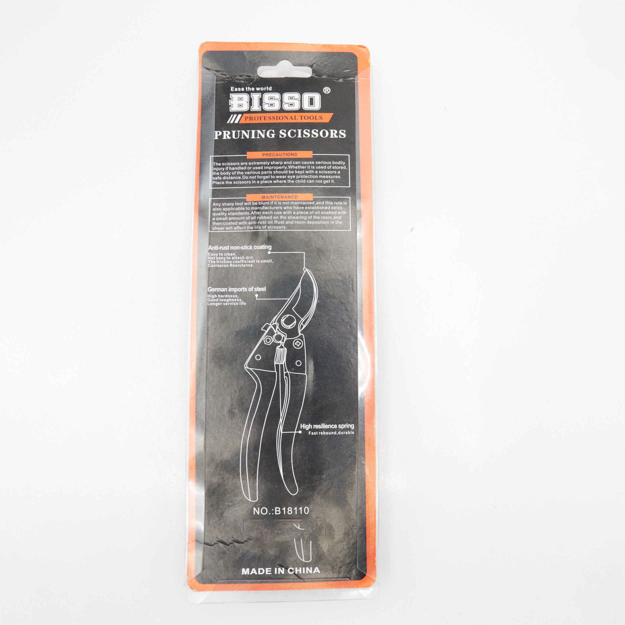 قیچی باغبانی بیسو مدل YP-B18110