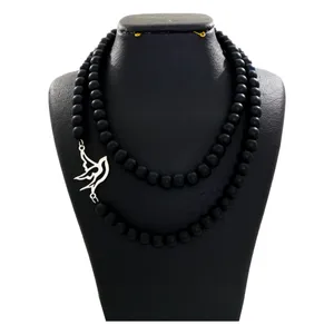 گردنبند نقره زنانه دلی جم طرح پرنده کد D 100