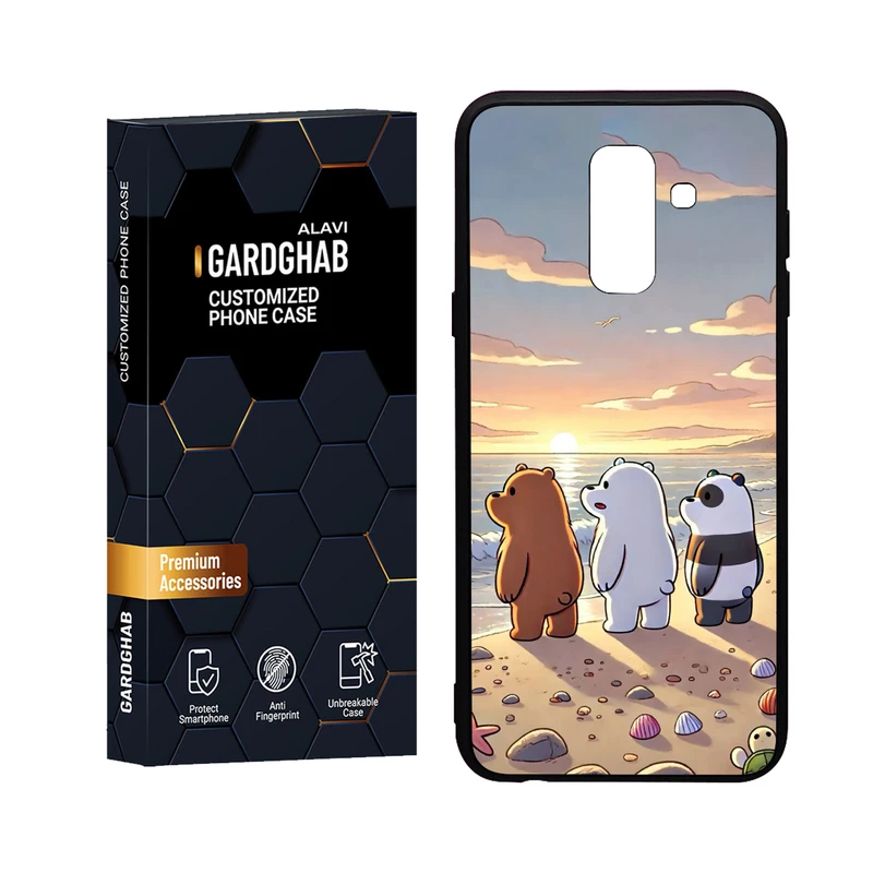 کاور گارد قاب علوی مدل Glass مناسب برای گوشی موبایل سامسونگ Galaxy A6 Plus