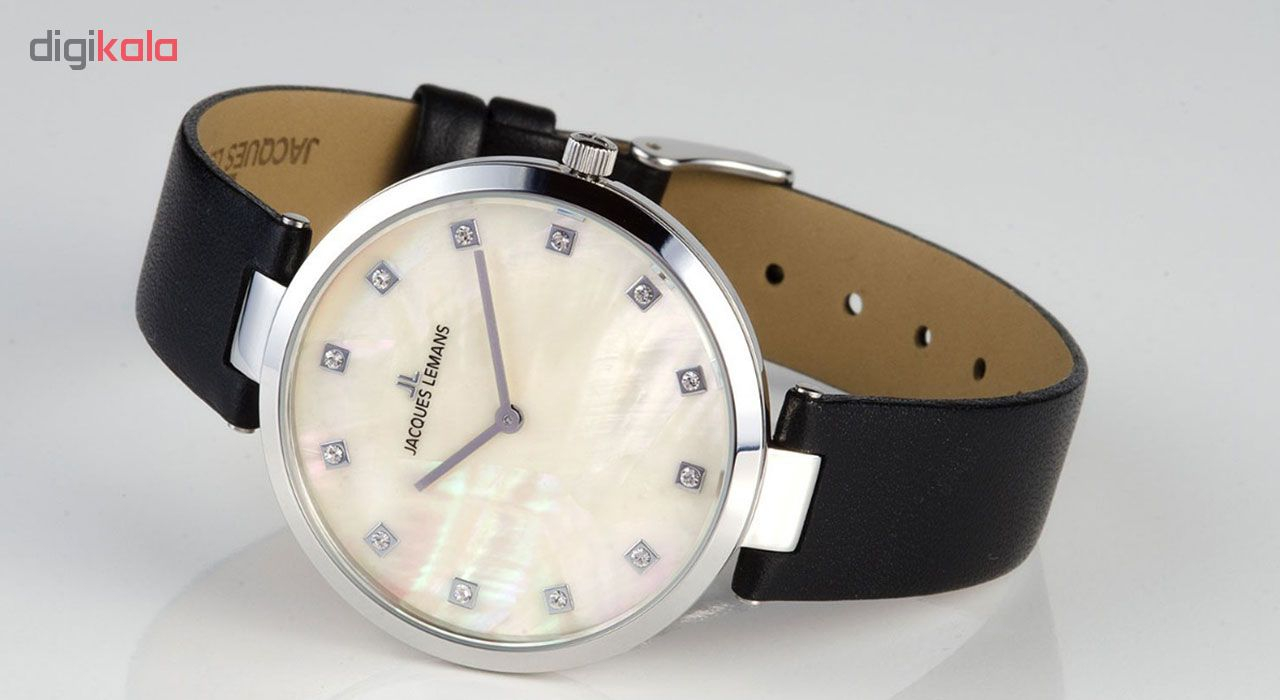 ساعت مچی عقربه ای زنانه ژاک لمن مدل 1-2001A
