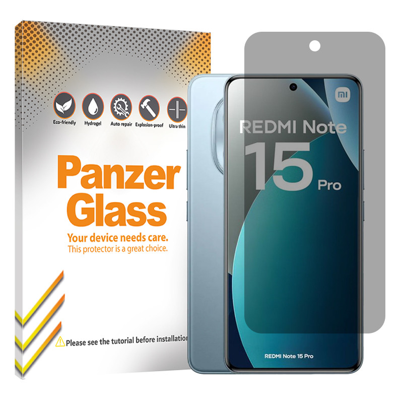 محافظ صفحه نمایش حریم شخصی پنزر گلس مدل Resistant مناسب برای گوشی موبایل شیائومی Redmi Note 15 Pro 4G