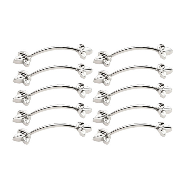 دستگیره کابینت طرح گل کد DEFNE بسته 10عددی