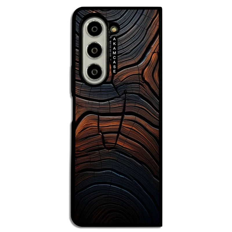 کاور آکام مدل AMC-WSGZFOLD5-WOOD-17 مناسب برای گوشی موبایل سامسونگ Galaxy Z Fold 5