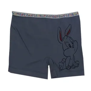 شورت دخترانه طرح خرگوش رنگ خاکستری