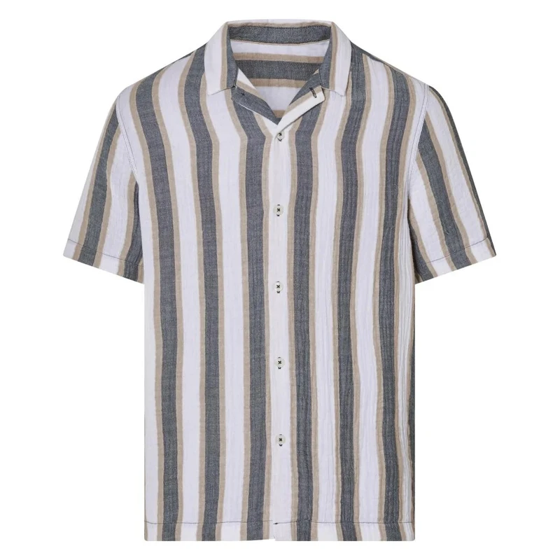 پیراهن آستین کوتاه یقه انگلیسی مردانه مدل 20638795