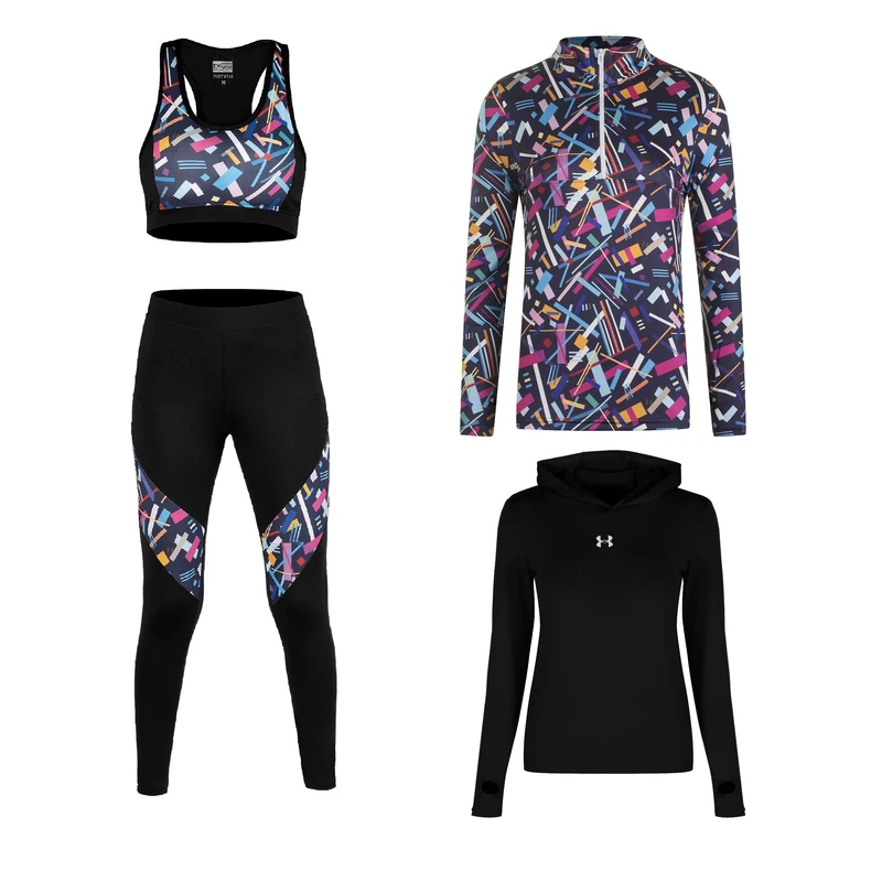 ست چهار تکه لباس ورزشی زنانه مدل 1401-176-276